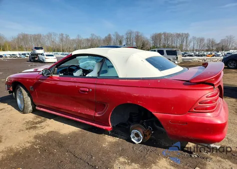 1994 Ford Mustang Gt from USA, damaged, VIN 1FALP45T8RF224491